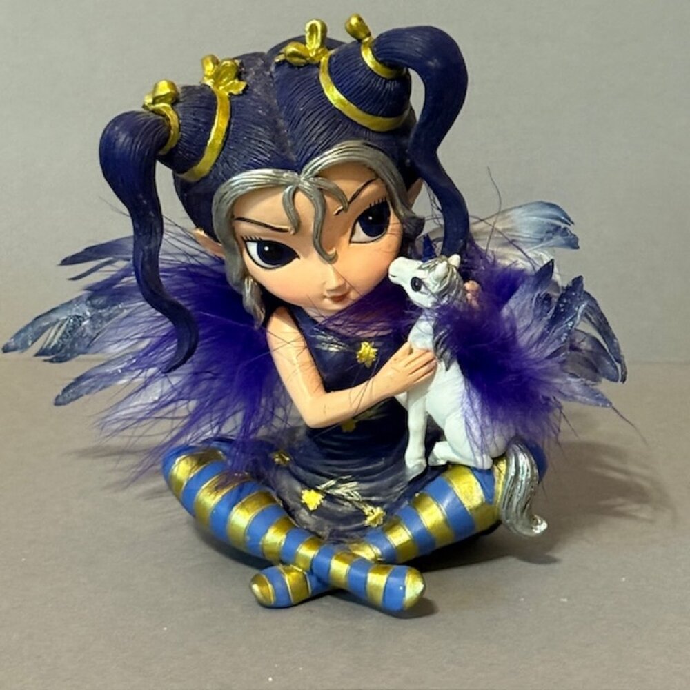 Vintage Unicorn Figurine Fairy Anime Hamilton Enchanting Companions Jasmine Tag